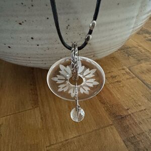 Retired Silpada Glass Pendant Necklace